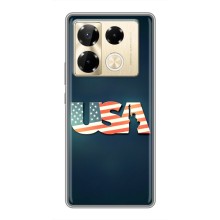 Чохол Прапор USA для Infinix Note 40 Pro (USA)