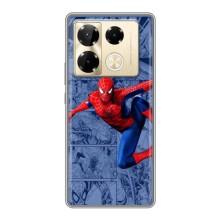 Силиконовый Чехол для Infinix Note 40 Pro – Человек Паук