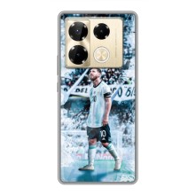 Чехол Месси футболист для Infinix Note 40 Pro (Месси в Аргентине)
