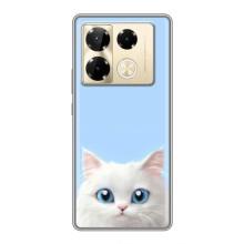 Чохол на тематику: Коти для Infinix Note 40 Pro – Білий кіт