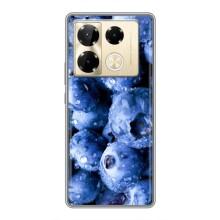 Чехол с изображением  вкусной еды для Infinix Note 40 Pro – Голубика