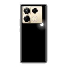 Чехол с картинками на черном фоне для Infinix Note 40 Pro – Лампочка