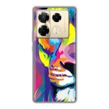 Чехол с картинкой на Infinix Note 40 Pro – Яркий Лев