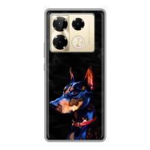 Бампер для Infinix Note 40 Pro с картинкой "Песики" – Собака Мопс