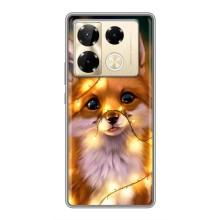 Чехол с Лисичкой для Infinix Note 40 Pro – Новогодний лисенок