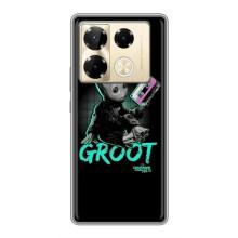 Чохол Супергерої Марвел на Інфінікс Нот 40 Про – Groot
