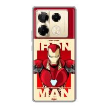 Чехол Супергерой Железный человек на Infinix Note 40 Pro – Iron man