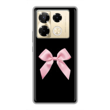 Чохол банти для Infinix Note 40 Pro – Бант на чорному