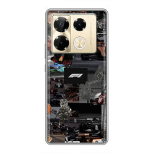 Чехол Формула1 на Infinix Note 40 Pro – Коллаж Ф1