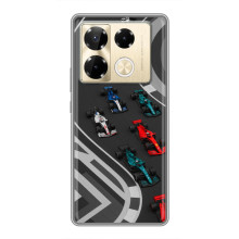 Чехол Формула1 на Infinix Note 40 Pro – Трасса Ф1