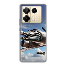 Чехол с мемом Тралалело тралала на Infinix Note 40 Pro (Бомбардиро крокодило)