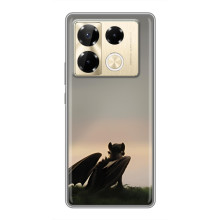 Чехол как приручить дракона на Infinix Note 40 Pro (Беззубик)