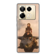 Чехол как приручить дракона на Infinix Note 40 Pro (Фильм дракон)