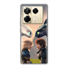 Чехол как приручить дракона на Infinix Note 40 Pro (Гикавка и Астрид)