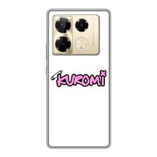 Чехол с персонажем Куроми на Infinix Note 40 Pro – Лого Куроми