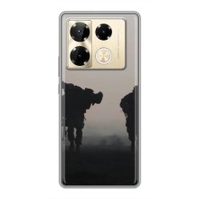 Чехол с украинским воином на Infinix Note 40 Pro – Украинские солдаты
