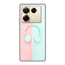 Дівчачий Чохол для Infinix Note 40 Pro – Навушники