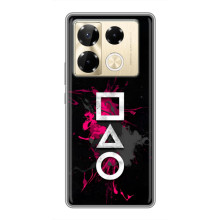 Чехол Гра в кальмара для Infinix Note 40 Pro – Ранги