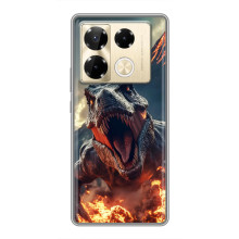 Чехол с картинкой «Хищники» для Infinix Note 40 Pro – Динозавр