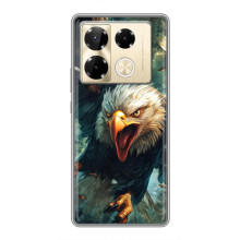 Чехол с картинкой «Хищники» для Infinix Note 40 Pro – Орёл