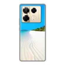 Летний Чехол на Infinix Note 40 Pro – Море песок