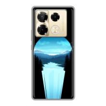 Летний Чехол на Infinix Note 40 Pro – Синий Водопад