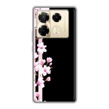 Чехлы с тематикой "ЦВЕТЫ" на Infinix Note 40 Pro (Цветочки)