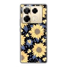 Чехлы с тематикой "ЦВЕТЫ" на Infinix Note 40 Pro (красивые цветы)