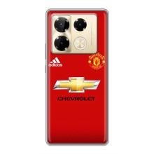 Силиконовые Чехлы принт Футбол на Infinix Note 40 Pro – Man United