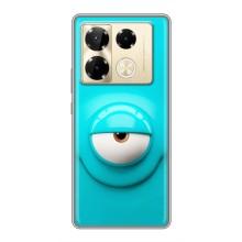 Силиконовые Чехлы (смешные стикеры) для Infinix Note 40 Pro – Одноглазик