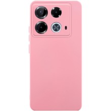 Чехол TPU GETMAN Liquid Silk Full Camera для Infinix Note 40 4G – Розовый