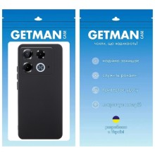 Чехол TPU GETMAN Liquid Silk Full Camera для Infinix Note 40 4G – Черный