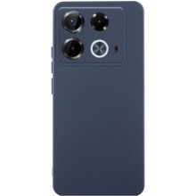 Чехол TPU GETMAN Liquid Silk Full Camera для Infinix Note 40 4G – Синий