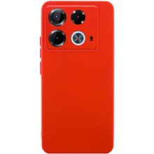 Чехол TPU GETMAN Liquid Silk Full Camera для Infinix Note 40 4G – Красный