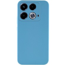 Чехол TPU GETMAN Liquid Silk Full Camera для Infinix Note 40 4G – Голубой