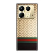 Чехлы Бренд GUCCI для Infinix Note 40 – Фон Гуччи