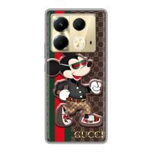 Чехлы Бренд GUCCI для Infinix Note 40 – Маус Гуччи