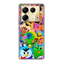 Чехлы Brawl Stars для Infinix Note 40 (AlphaPrint)
