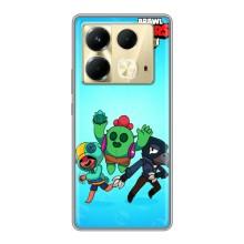 Чехлы Brawl Stars для Infinix Note 40 (AlphaPrint)