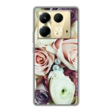 Чехлы с принтом Розочки для Infinix Note 40 – Букет РОЗ