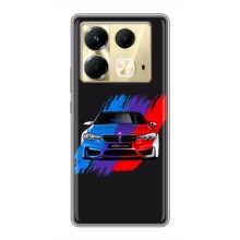 Чехол BMW для Инфиникс Ноут 40 – Цветная БМВ