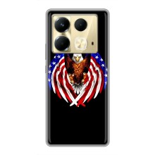 Чохол Прапор USA для Infinix Note 40 (Крила США)