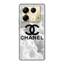 Чехол с Брендами одежды на Инфиникс Нот 40 – CHANEL