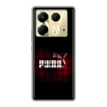 Чехол с Брендами одежды на Инфиникс Нот 40 – PUMA стиль