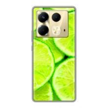 Чохол з зображенням смачної їжі для Infinix Note 40 – Лайм