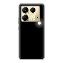 Чехол с картинками на черном фоне для Infinix Note 40 – Лампочка