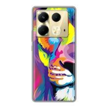 Чехол с картинкой на Infinix Note 40 – Яркий Лев
