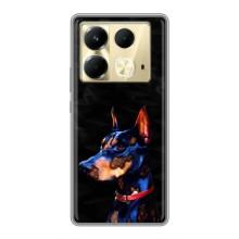 Бампер для Infinix Note 40 с картинкой "Песики" – Собака Мопс