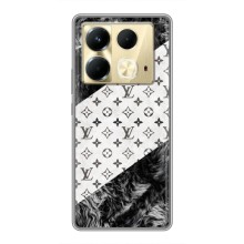 Чохол Стиль Louis Vuitton на Infinix Note 40 (LV на білому)