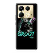 Чехол Супергерои Марвел на Инфиникс Нот 40 – Groot
